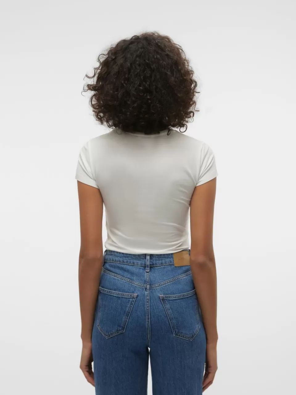 New VERO MODA AWINES Topp Snow White