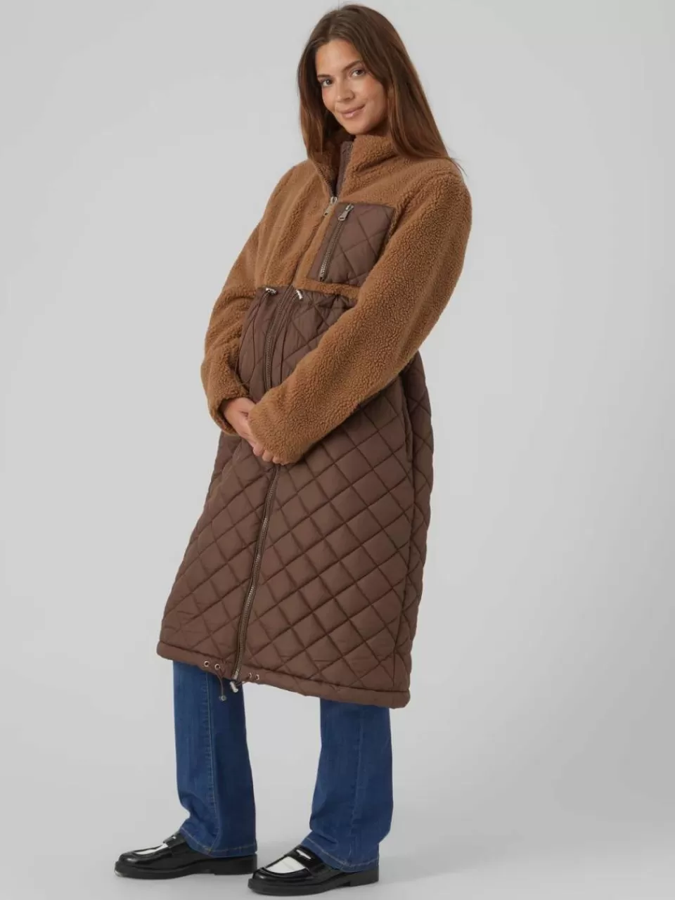 Clearance VERO MODA Mamma-jakke Tobacco Brown