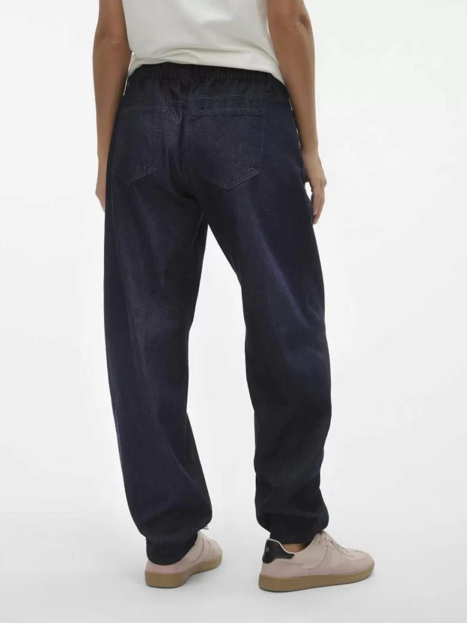 Fashion VERO MODA Mamma-jeans Dark Blue Denim