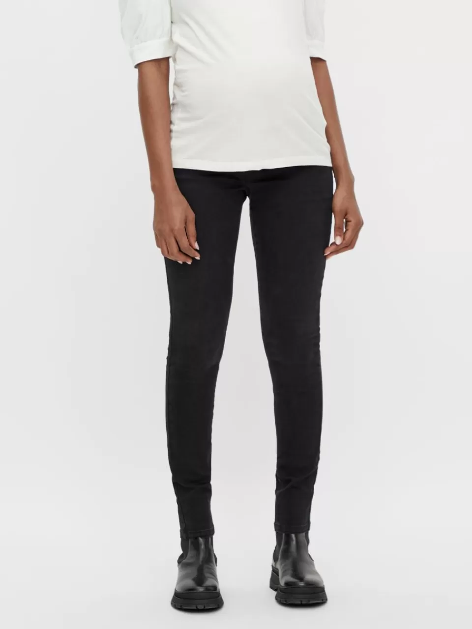 Fashion VERO MODA Mamma-jeggings Black Denim
