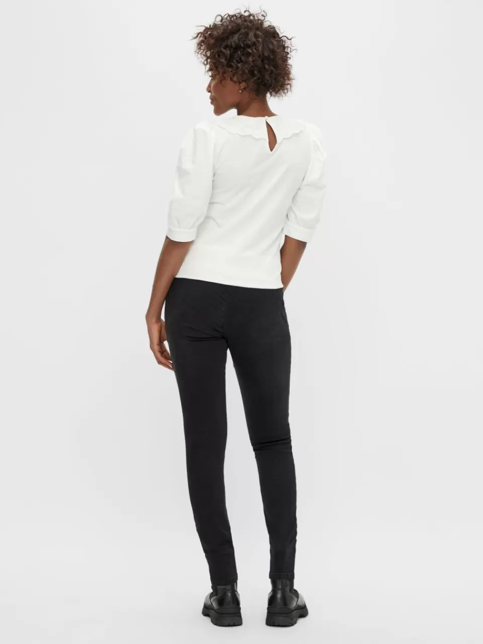 Fashion VERO MODA Mamma-jeggings Black Denim