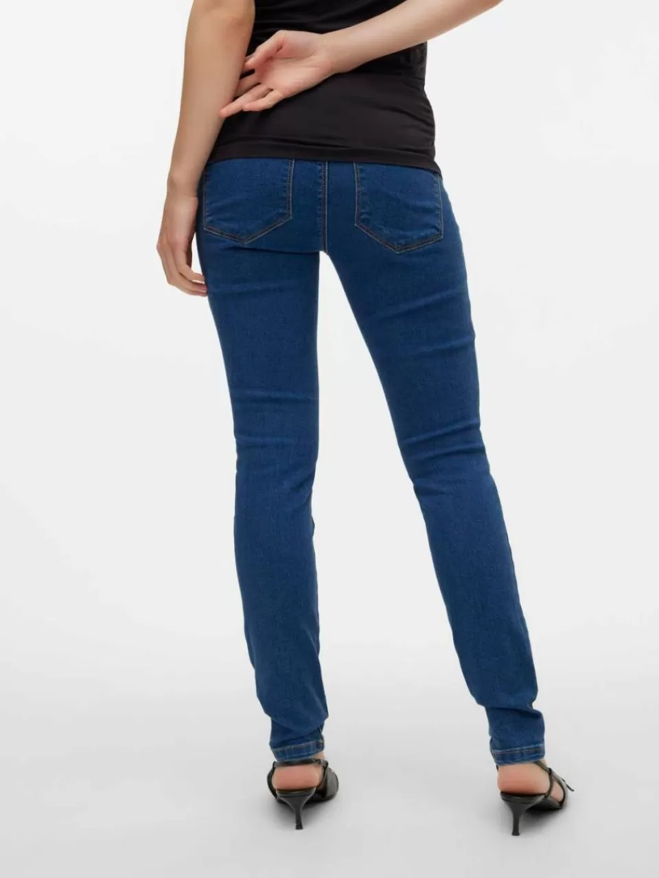 Best Sale VERO MODA Mamma-jeggings Dark Blue Denim