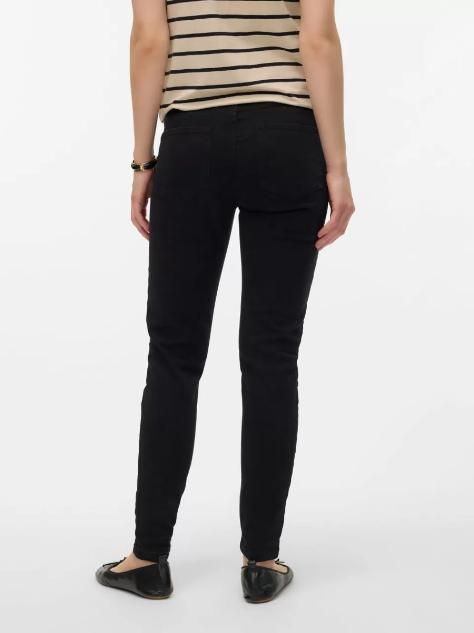 Best Sale VERO MODA Mamma-jeggings Black Denim