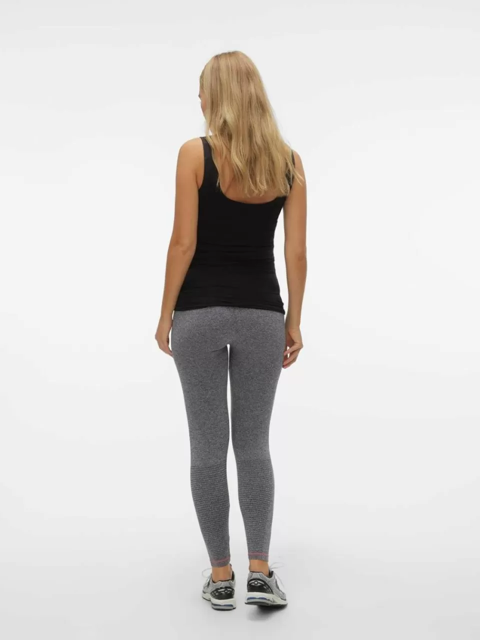 Fashion VERO MODA Mamma-leggings Medium Grey Melange