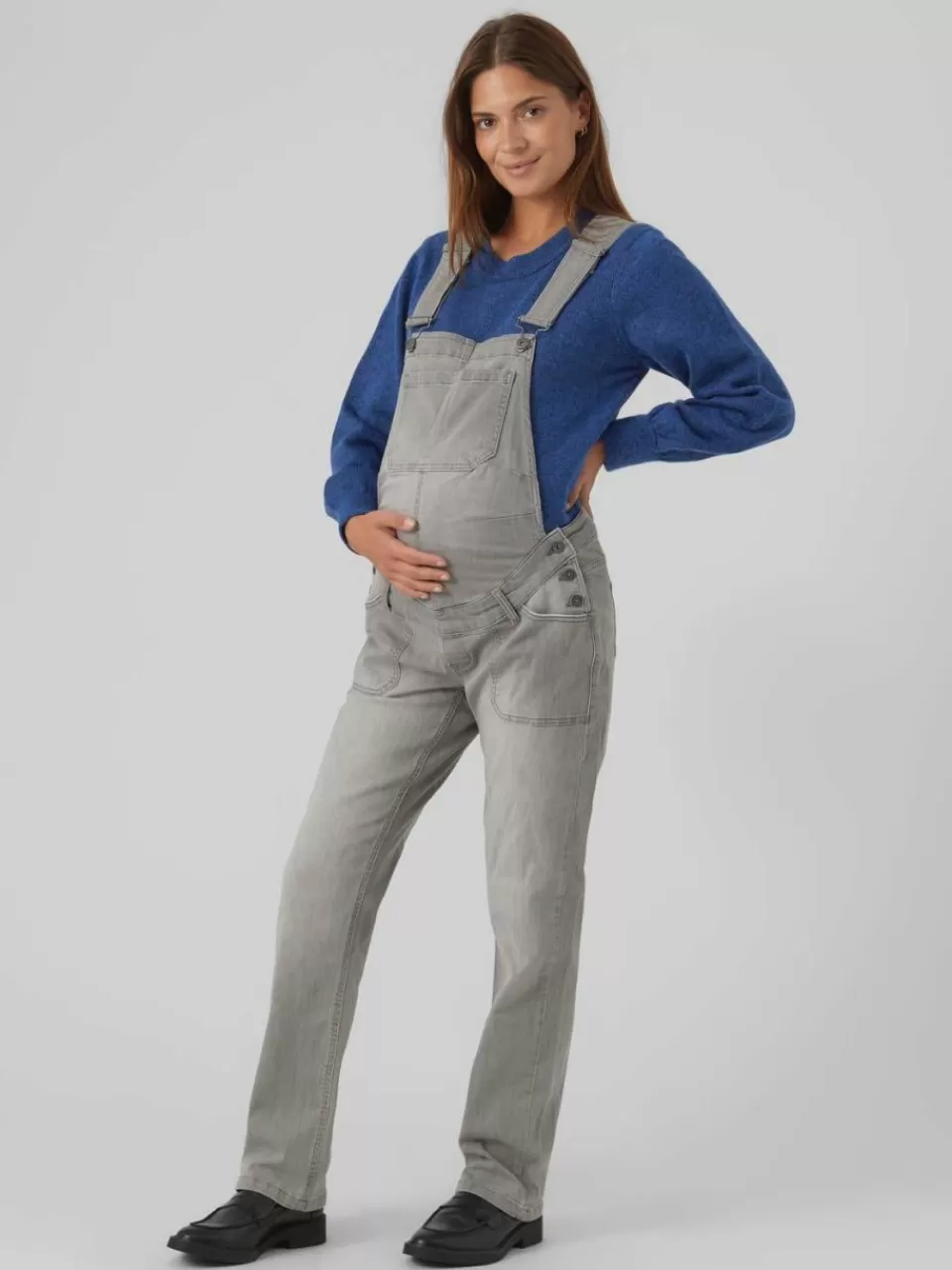 Best Sale VERO MODA Mamma-selebukser Light Grey Denim