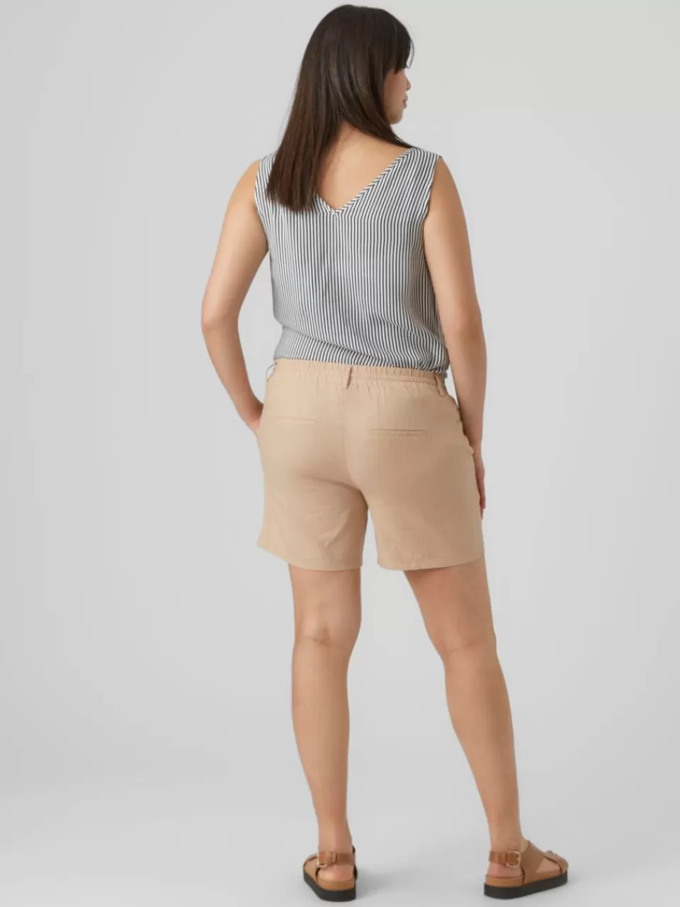 Cheap VERO MODA Mamma-shorts Warm Taupe