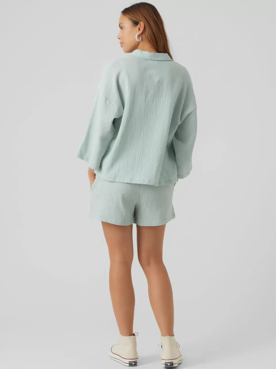 Cheap VERO MODA Mamma-shorts Hint of Mint