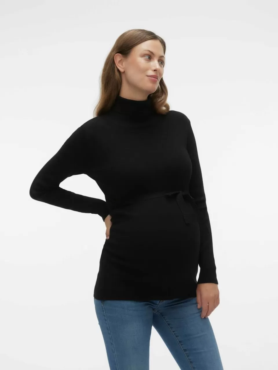 Cheap VERO MODA Mamma-strikkegenser Black