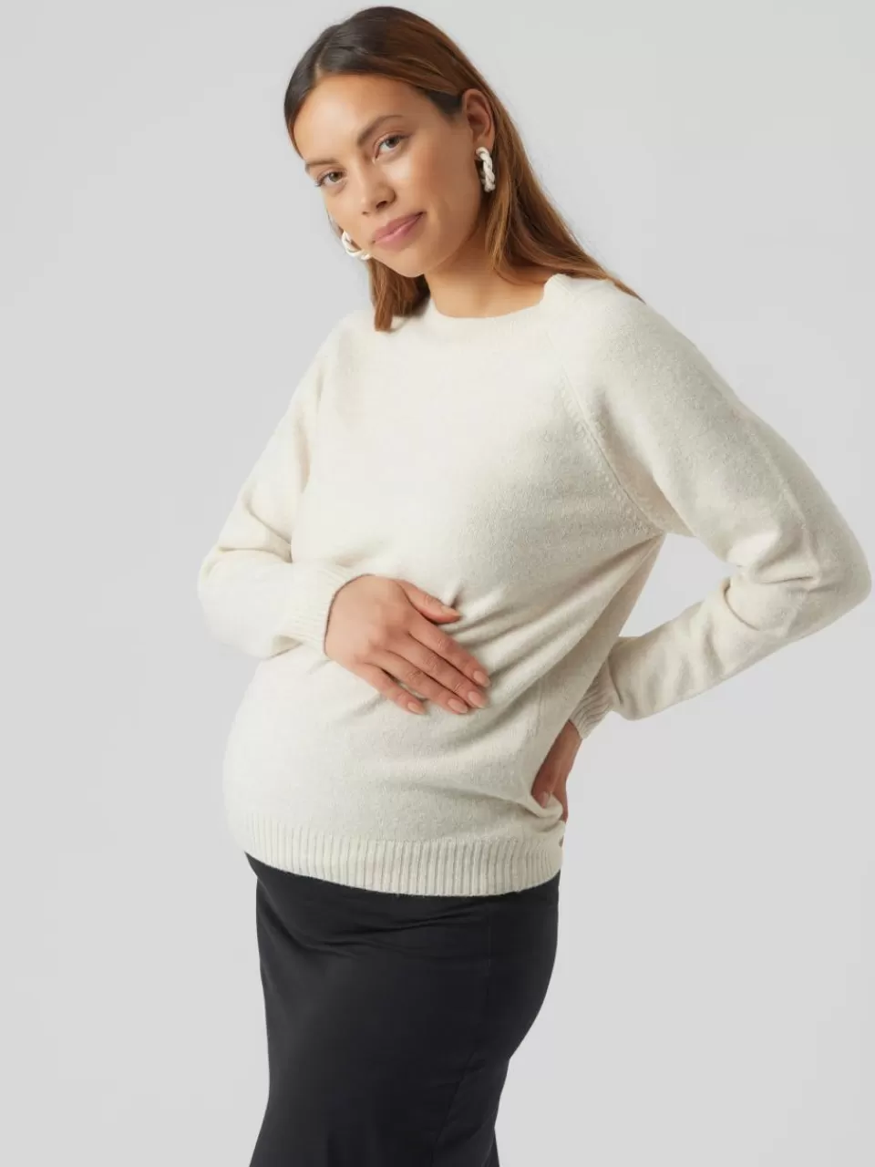 Online VERO MODA Mamma-strikkegenser Birch