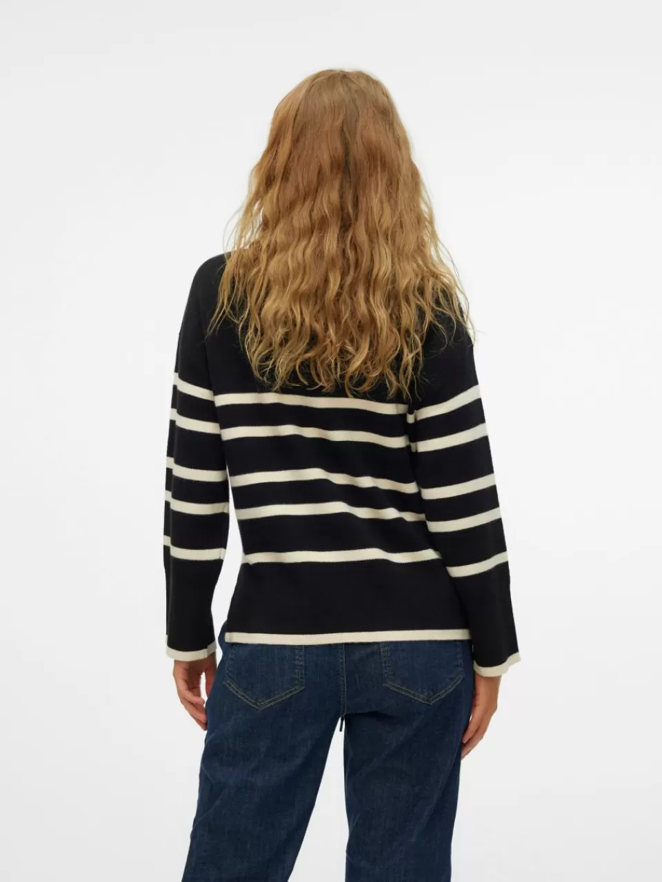 Online VERO MODA Mamma-strikkegenser Black