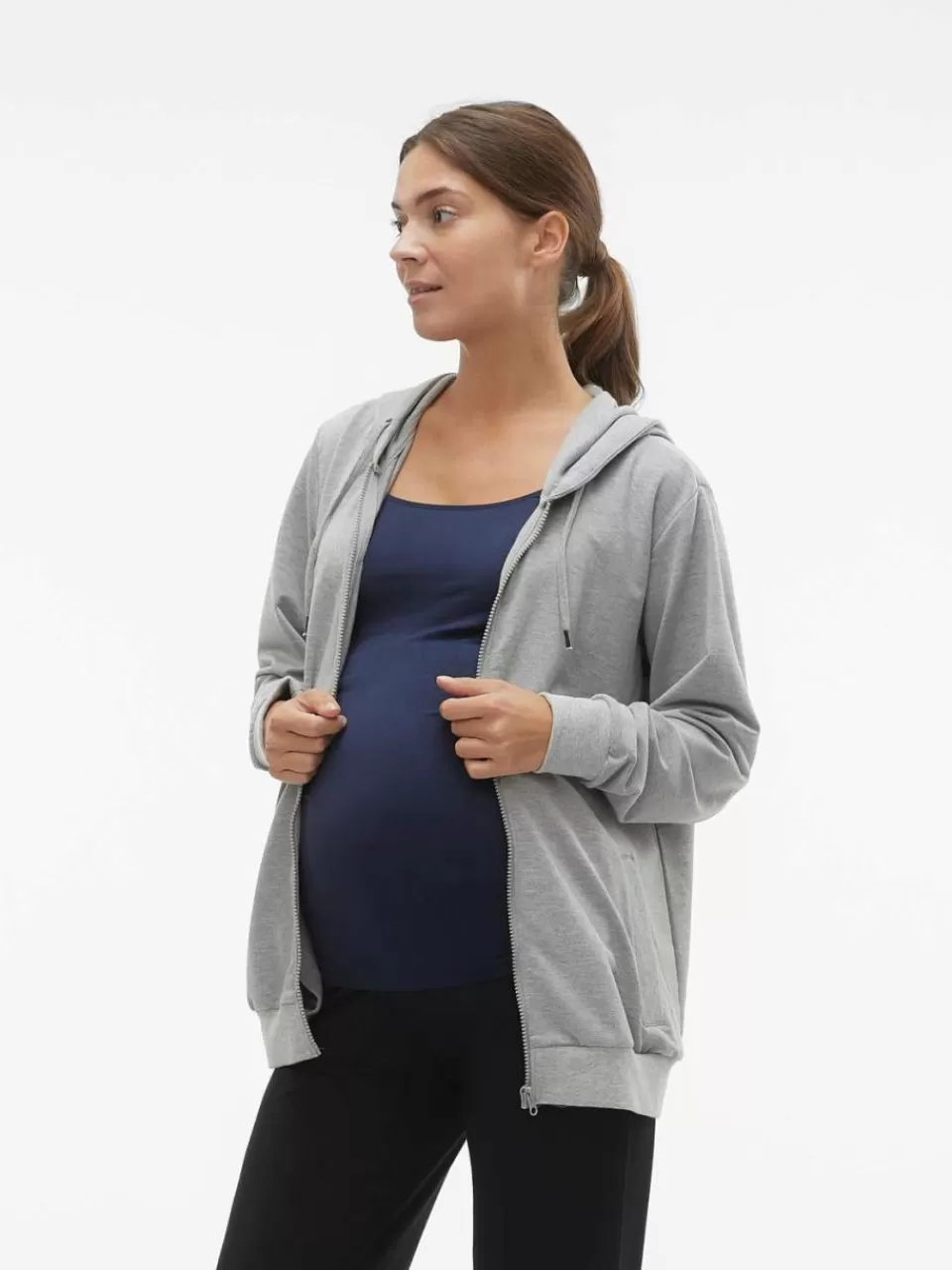 Cheap VERO MODA Mamma-sweatshirt Light Grey Melange