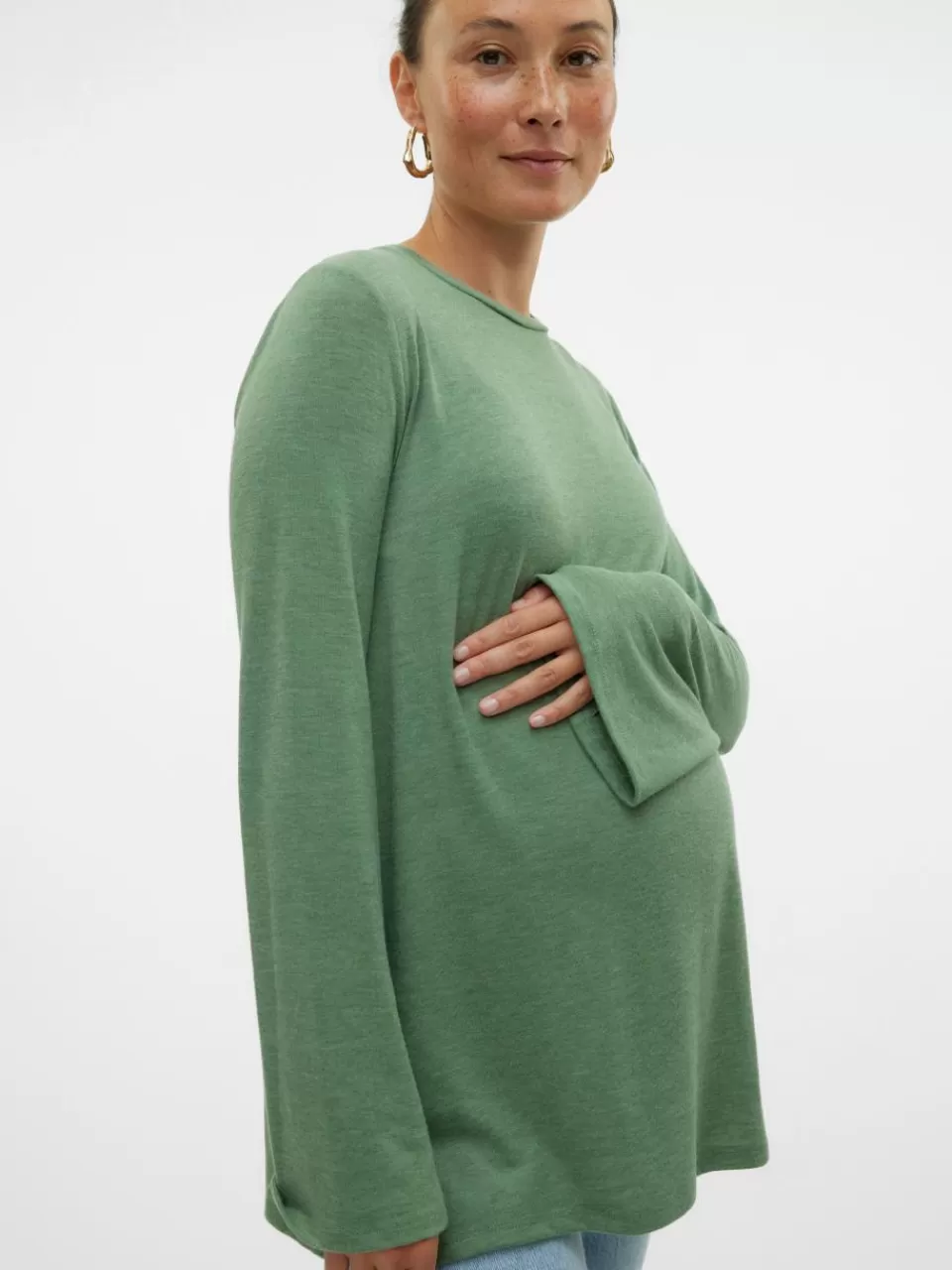 Fashion VERO MODA Mamma-topp Hedge Green