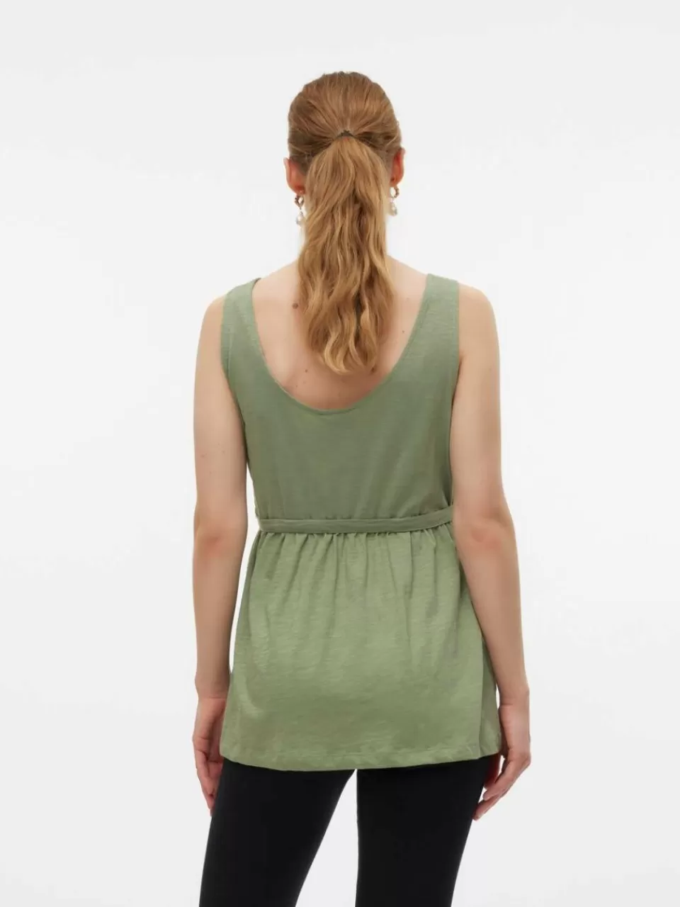 Store VERO MODA Mamma-topp Hedge Green