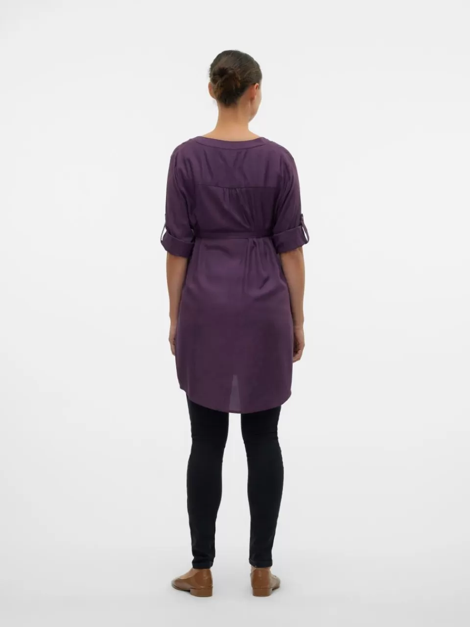 Hot VERO MODA Mamma-tunika Plum Perfect