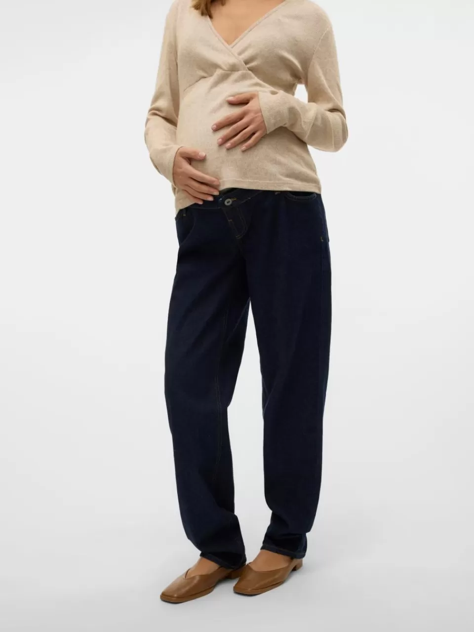 Clearance VERO MODA Maternity-jeans Dark Blue Denim