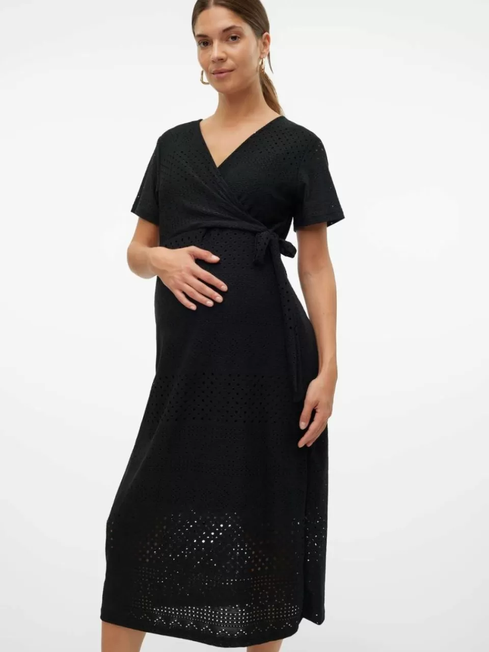 Sale VERO MODA MLANGIE Gravidkjole Black