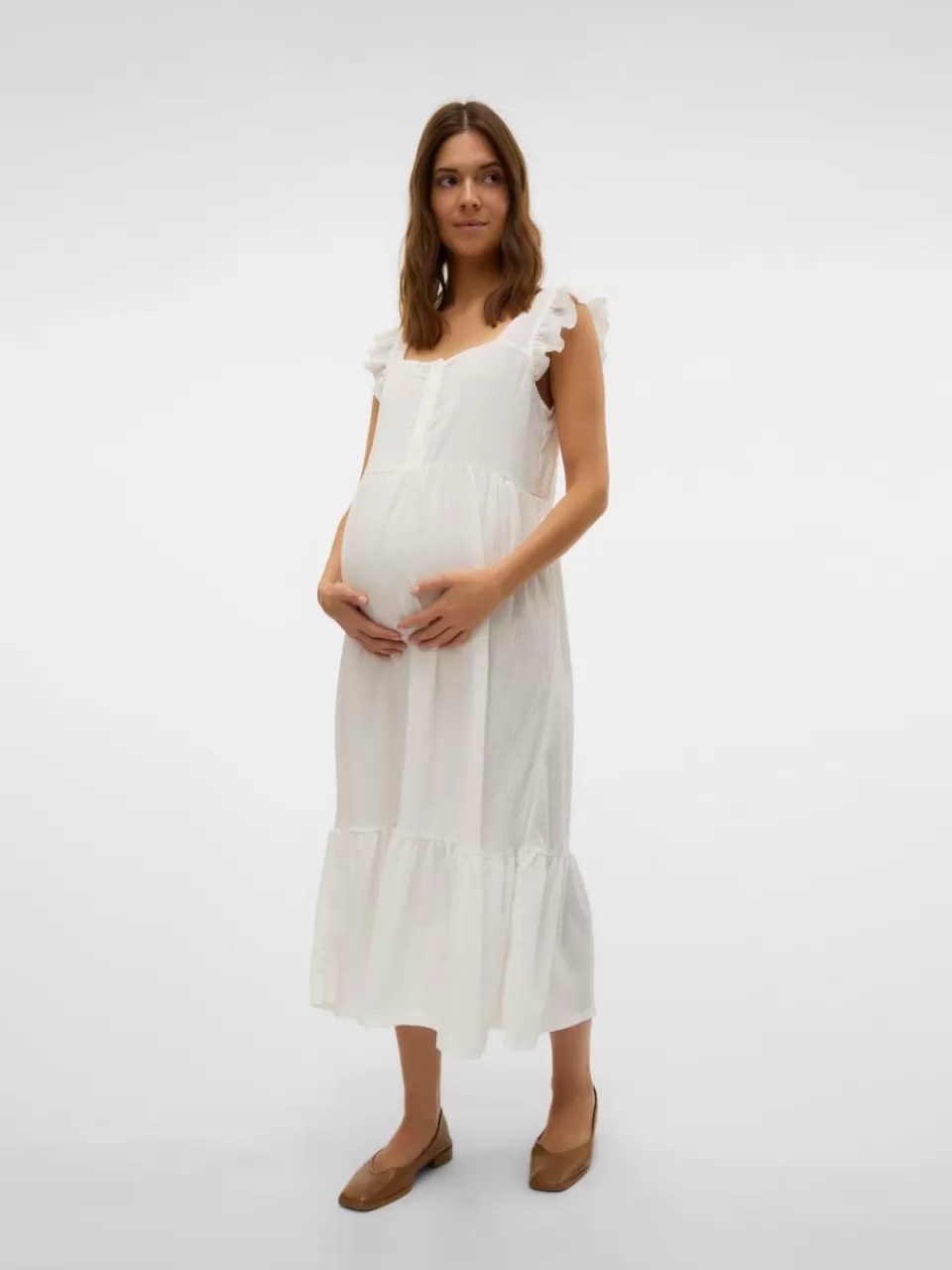 Flash Sale VERO MODA MLCAILEEN Gravidkjole Snow White