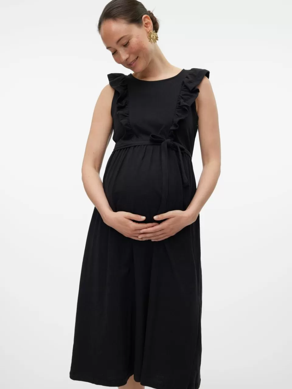 Online VERO MODA MLERICA Gravidkjole Black