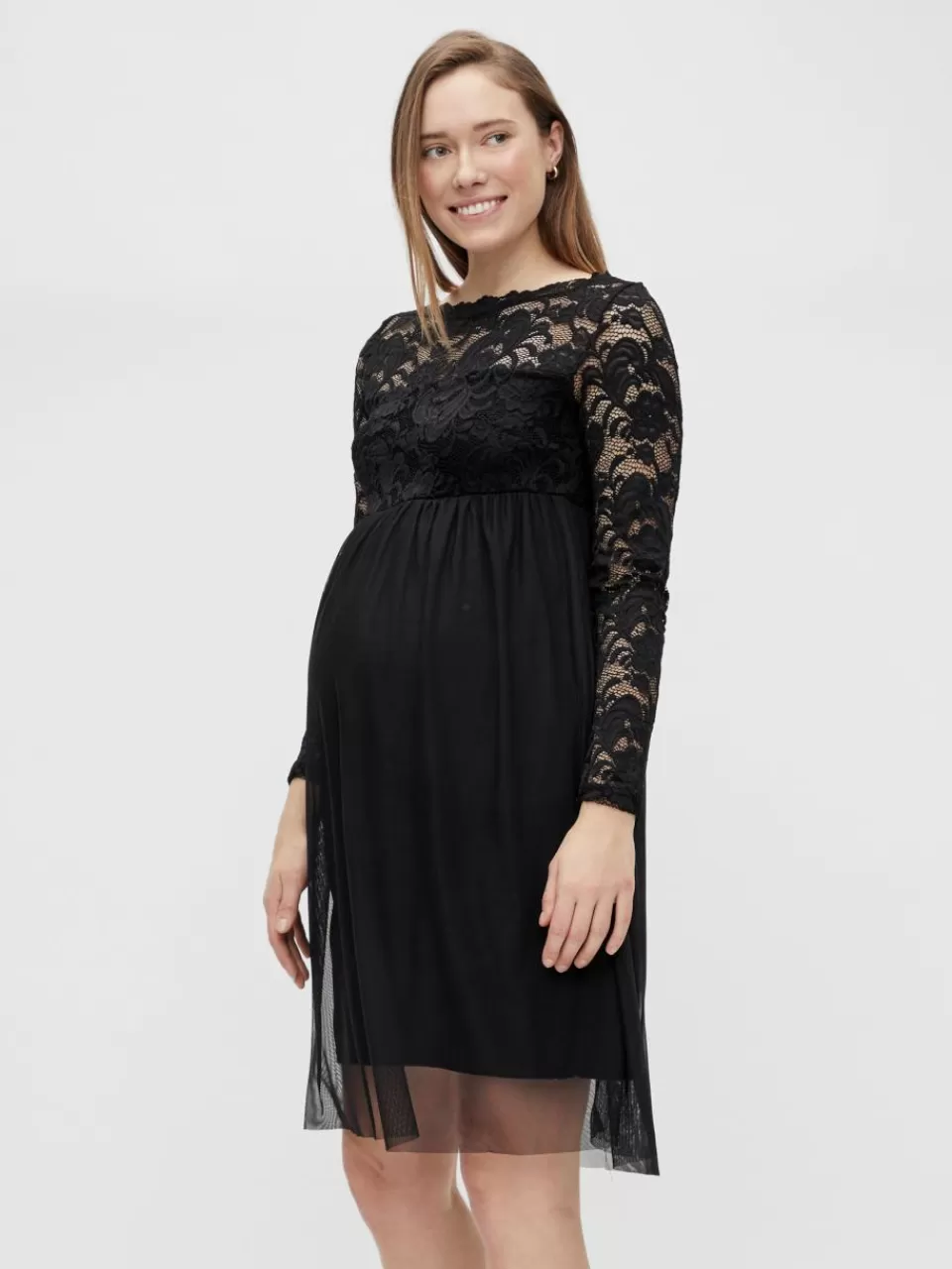 Sale VERO MODA MLMIVANA Gravidkjole Black