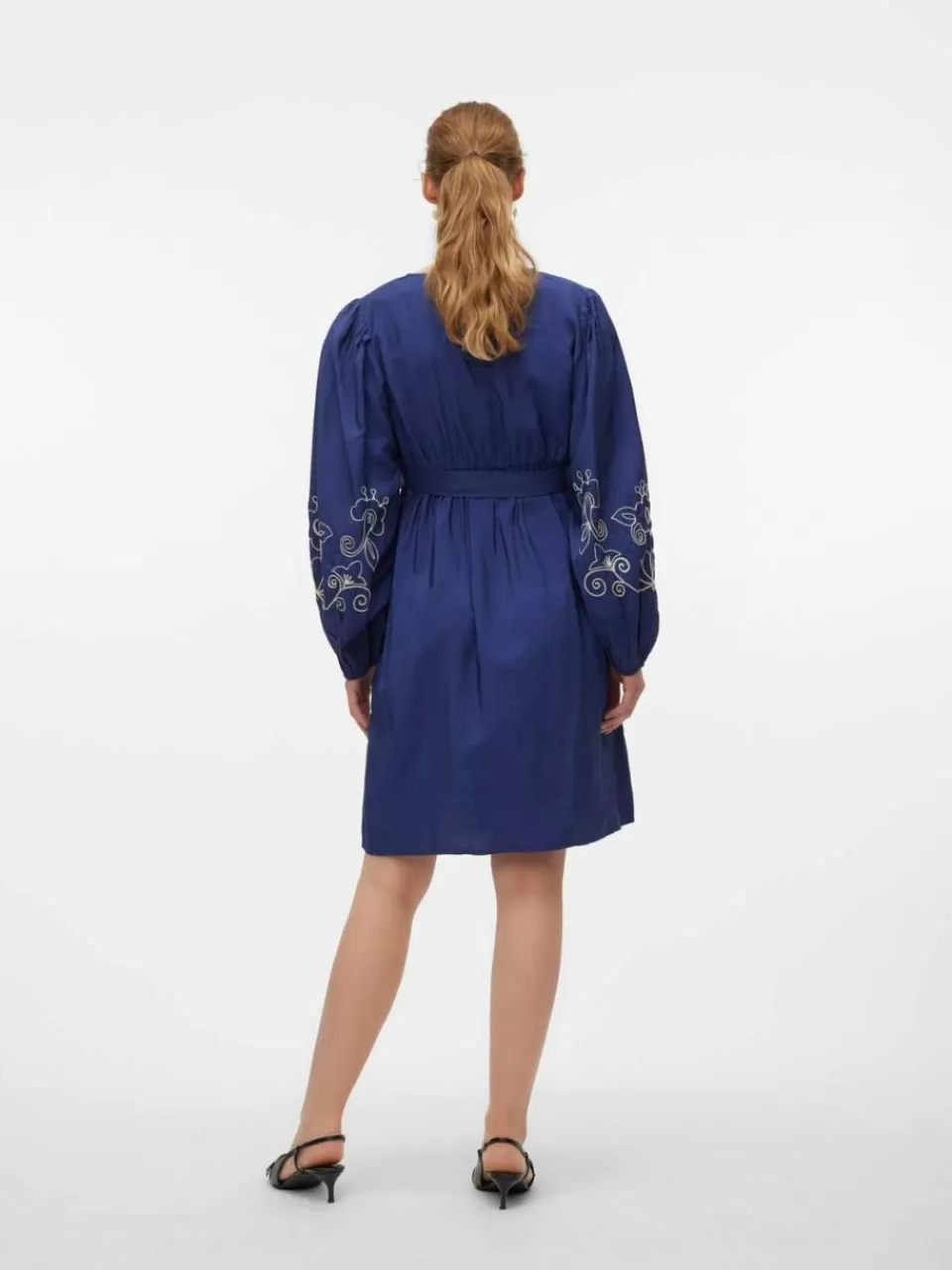 Store VERO MODA MLNANAZ Gravidkjole Medieval Blue