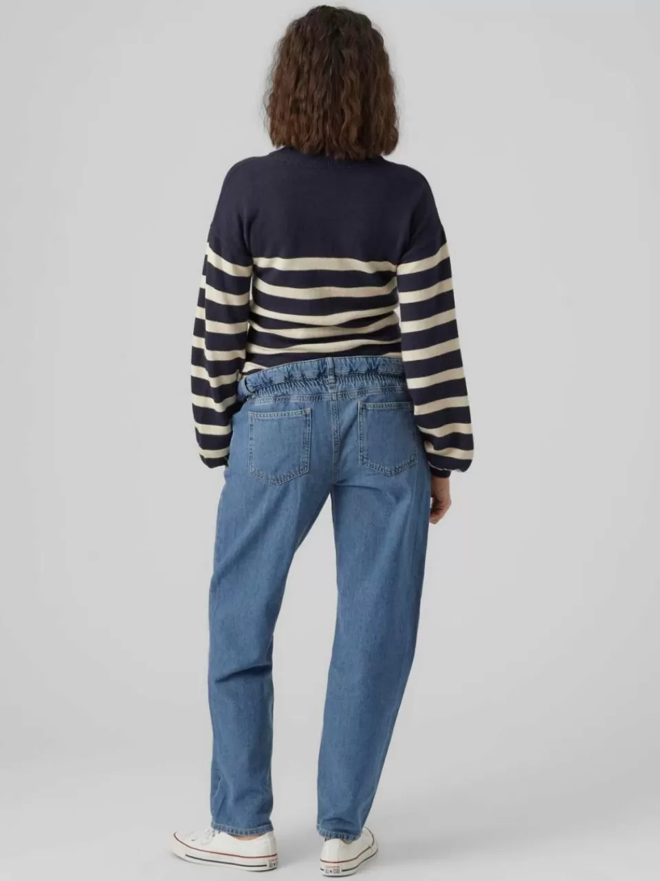 Outlet VERO MODA Mom Fit Middels høy midje Jeans Medium Blue Denim