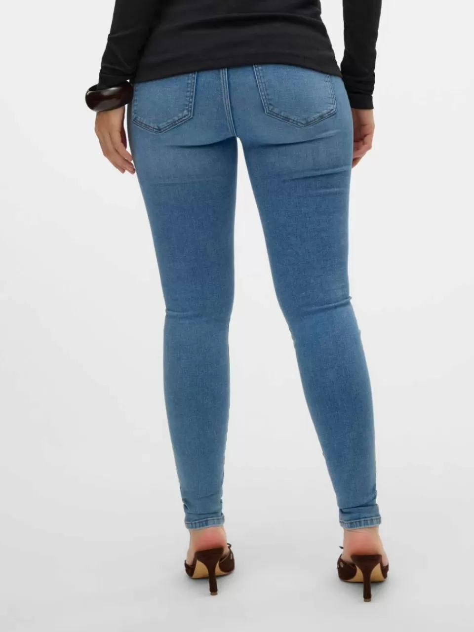 Outlet VERO MODA Skinny Fit Jeans Medium Blue Denim
