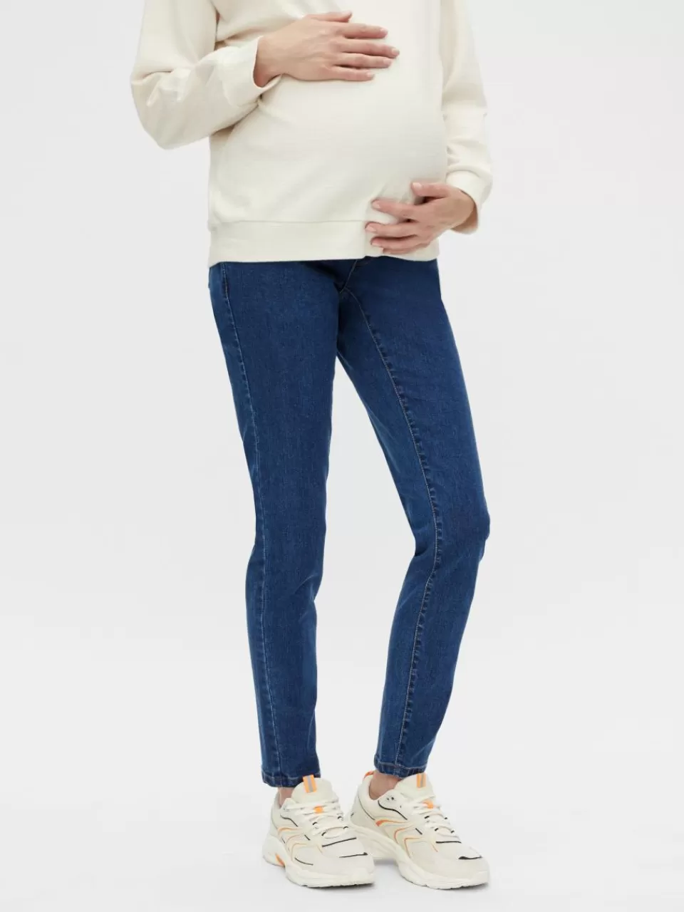 New VERO MODA Slim Fit Jeans Dark Blue Denim