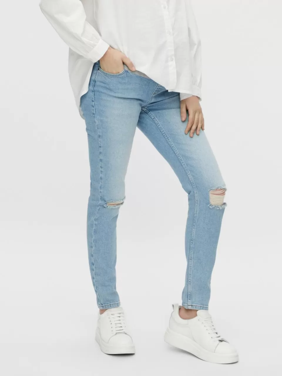 Outlet VERO MODA Slim Fit Jeans Light Blue Denim