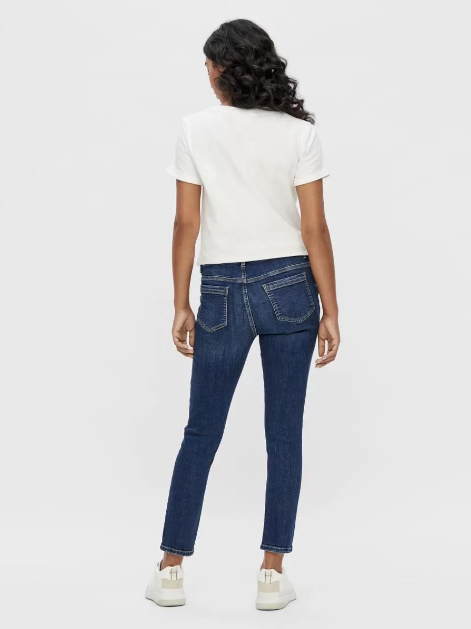 New VERO MODA Slim Fit Jeans Dark Blue Denim