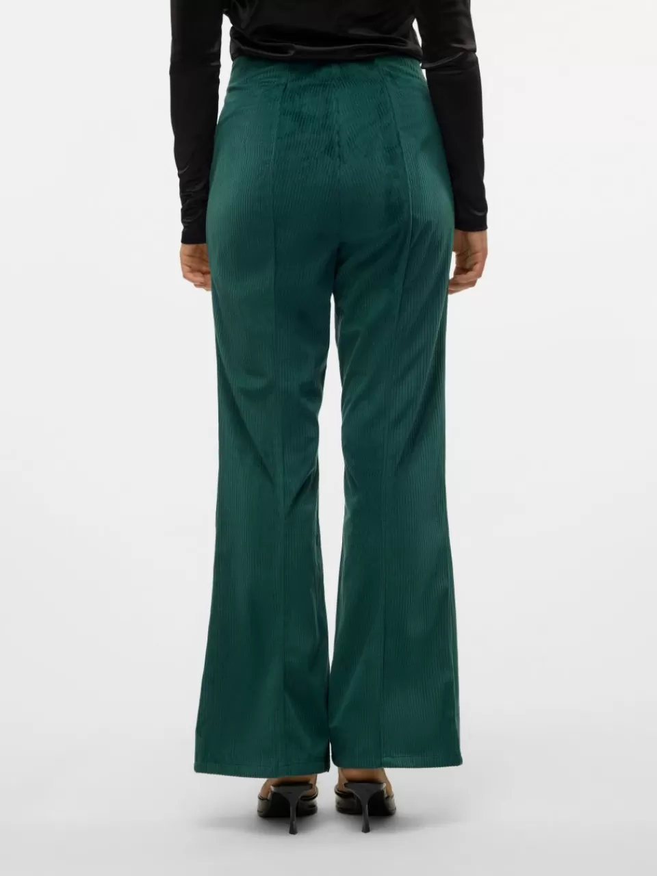 Flash Sale VERO MODA SNDIANA Høy midje Bukser Deep Teal