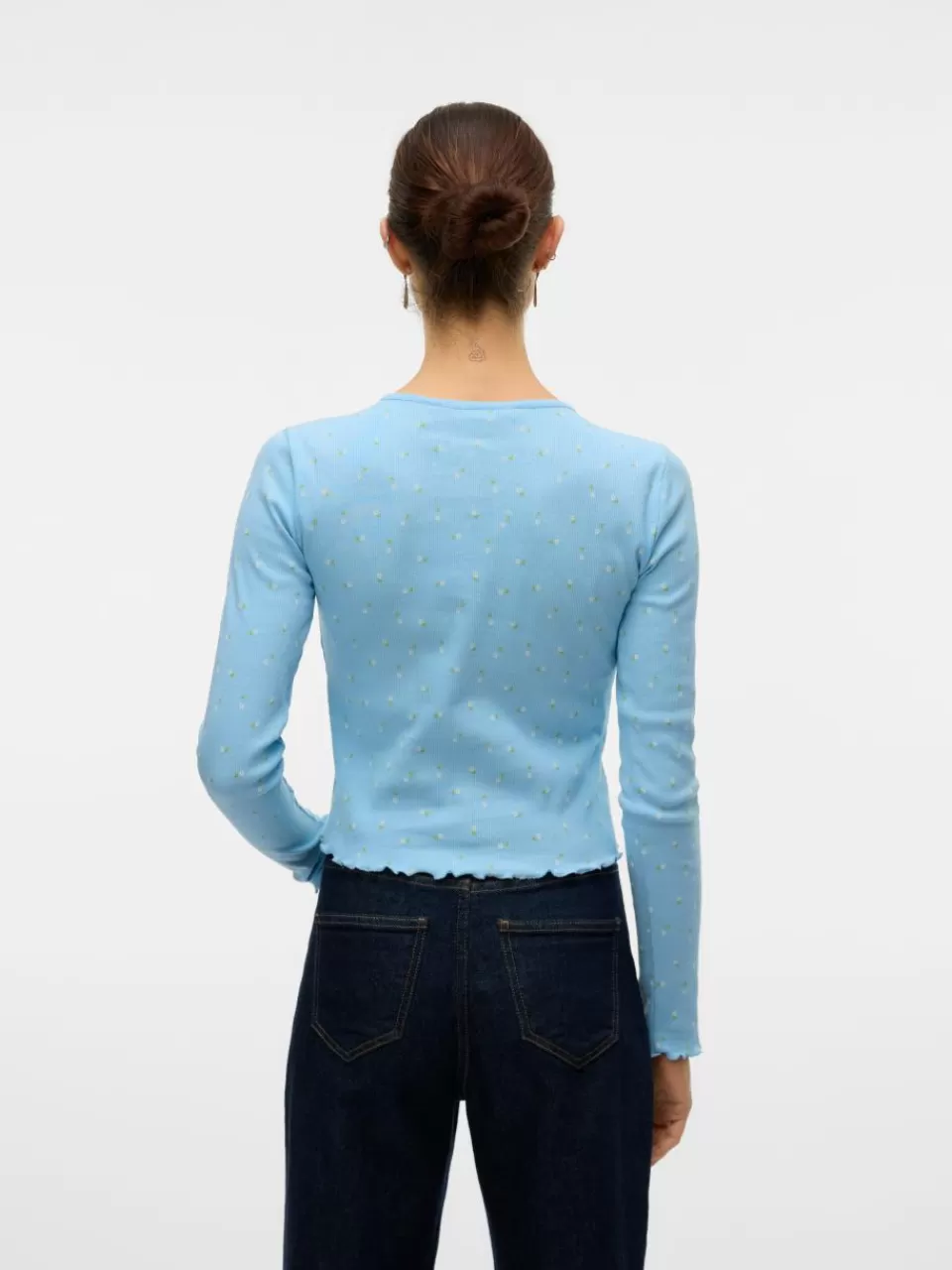 Best VERO MODA SNHARRY Topp Airy Blue