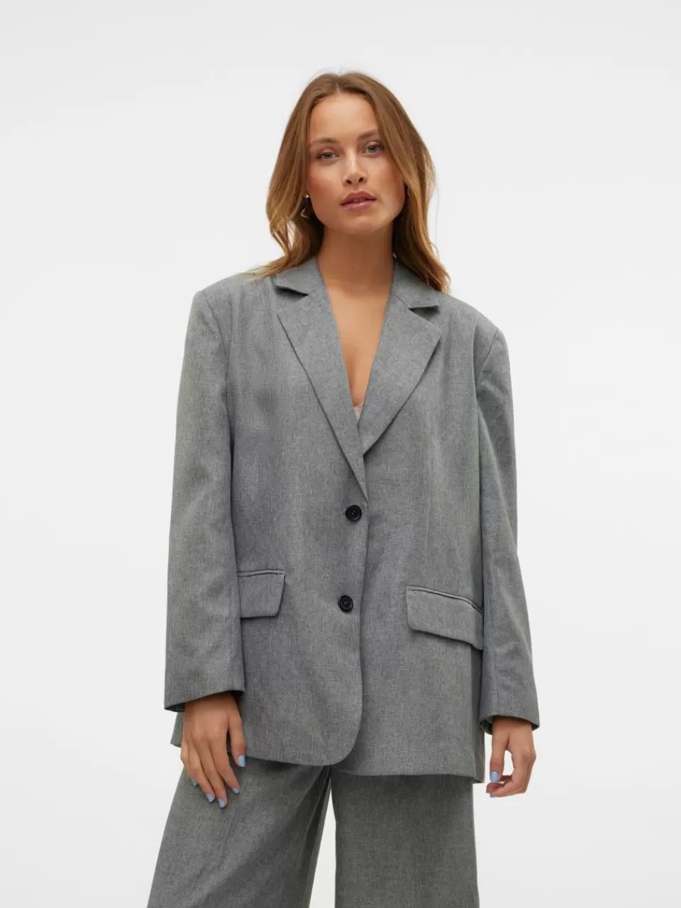 Best Sale VERO MODA SNNANA Blazer Grey