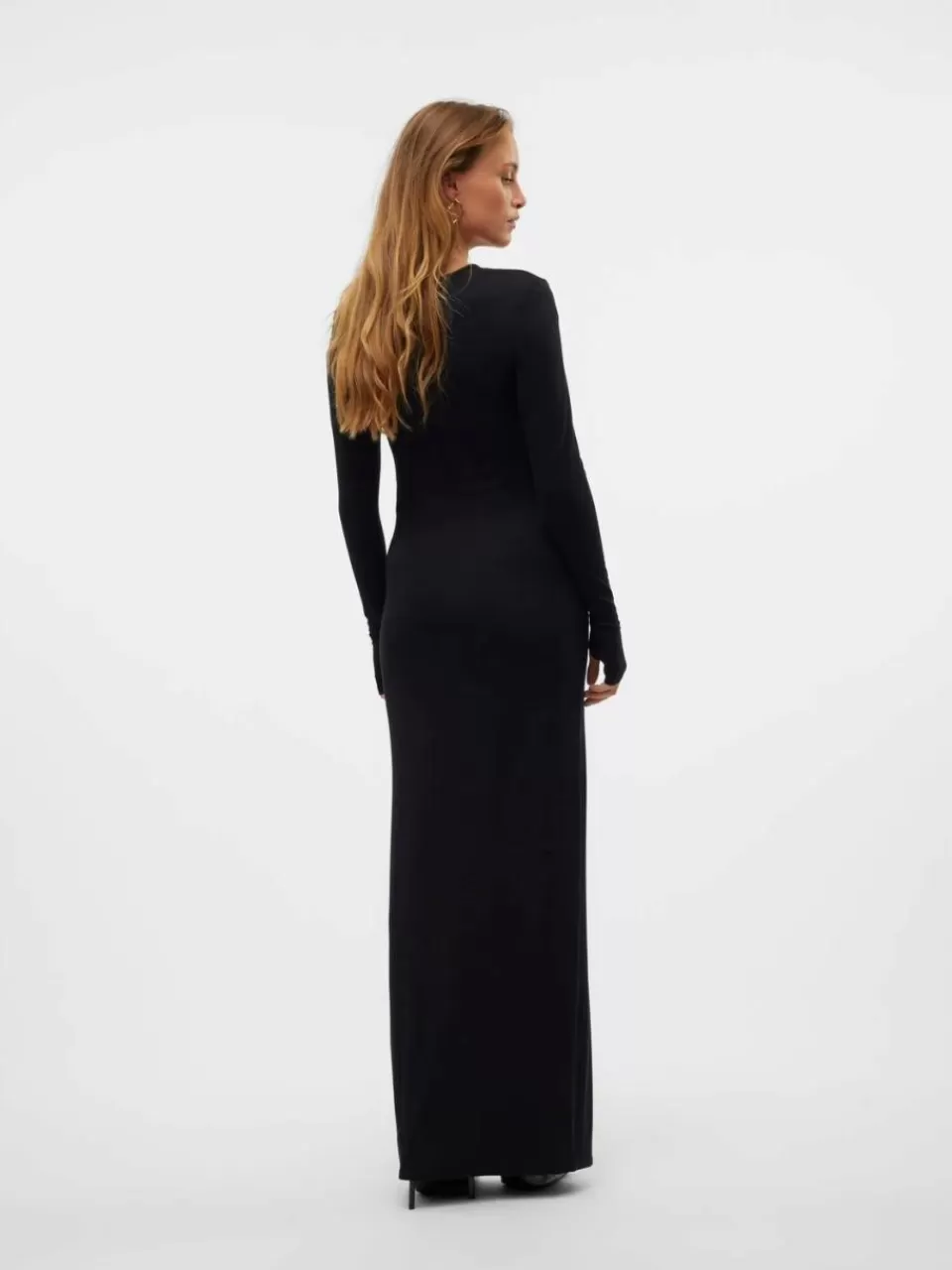 Sale VERO MODA SNOLIVIA Lang kjole Black