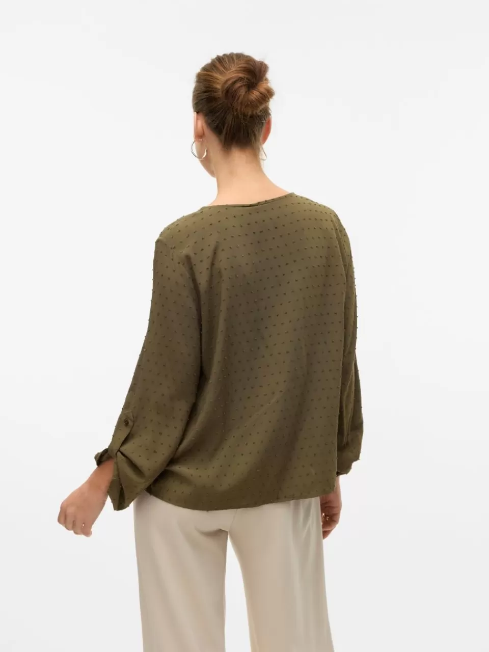 Hot VERO MODA SNRONJA Topp Ivy Green