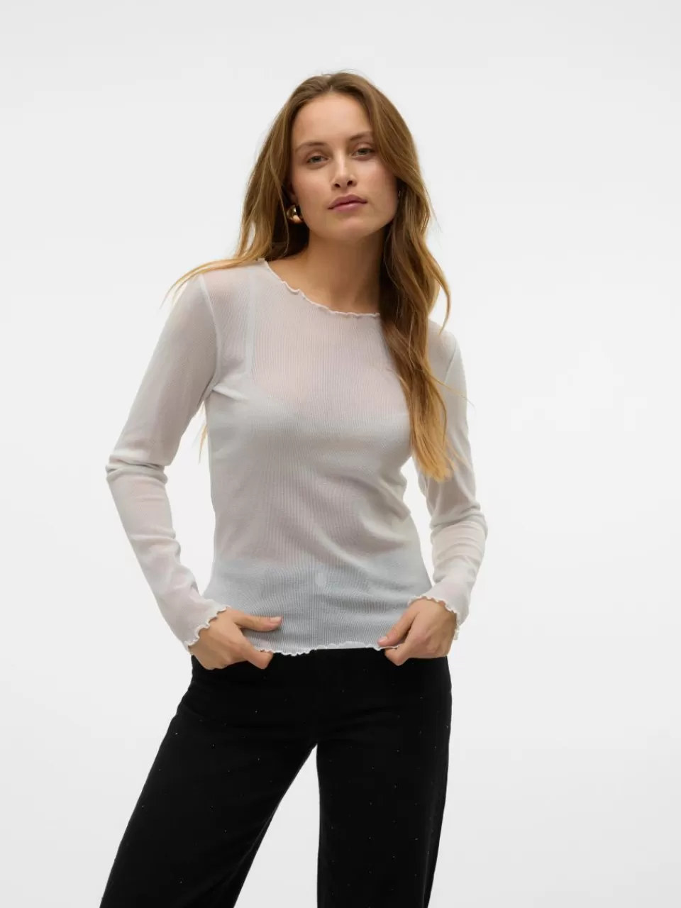 Cheap VERO MODA SNSHIMMER Topp Silver