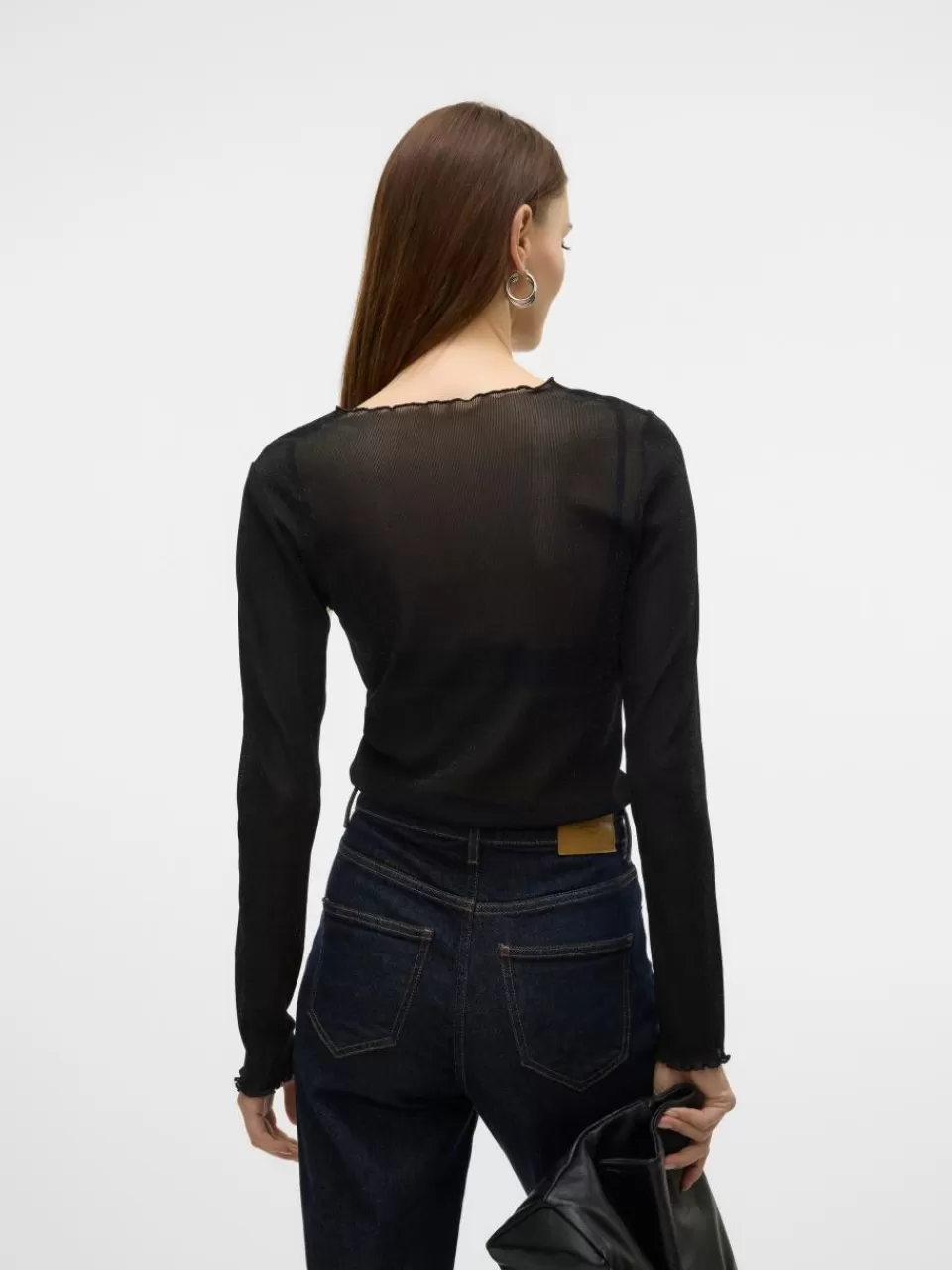 Sale VERO MODA SNSHIMMER Topp Black