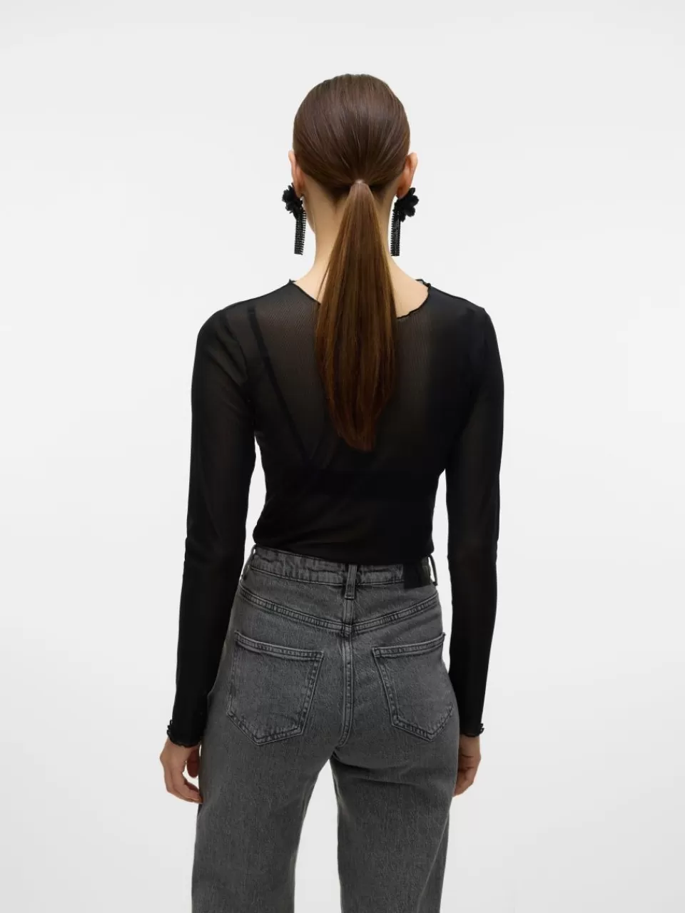 New VERO MODA SNSHIMMER Topp Black