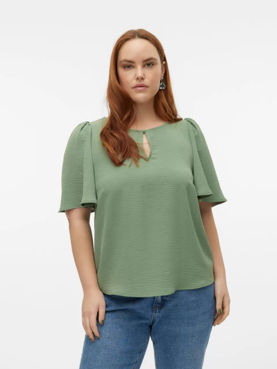 Online VERO MODA VMALVA Topp Hedge Green