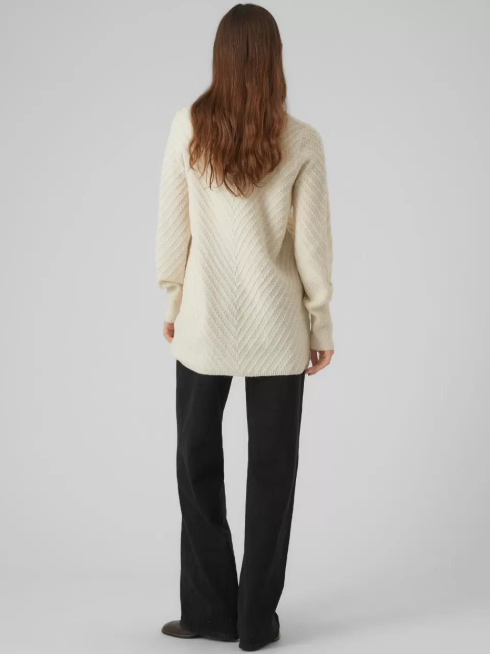 Best VERO MODA VMANJASTINNA Genser Birch