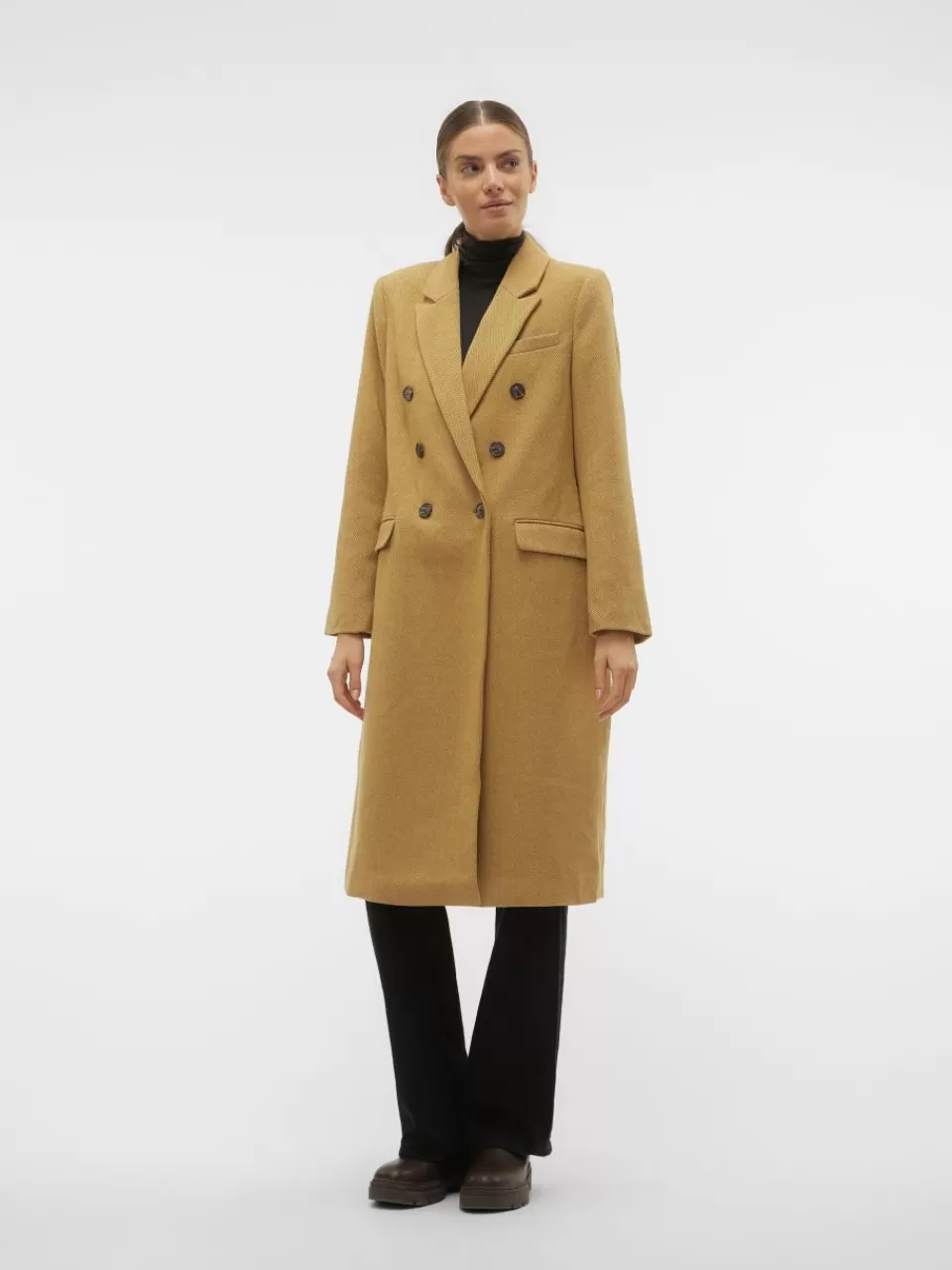 Best VERO MODA VMANNA Frakk Misted Yellow
