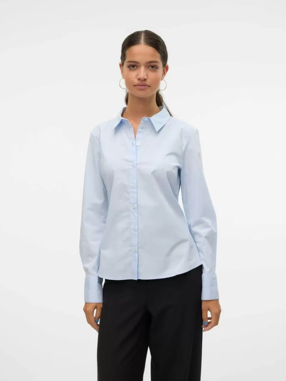 Best VERO MODA VMANNA Skjorte Light Blue