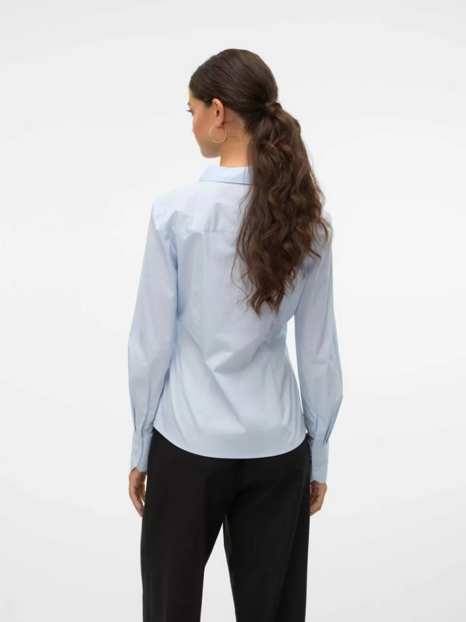 Best VERO MODA VMANNA Skjorte Light Blue