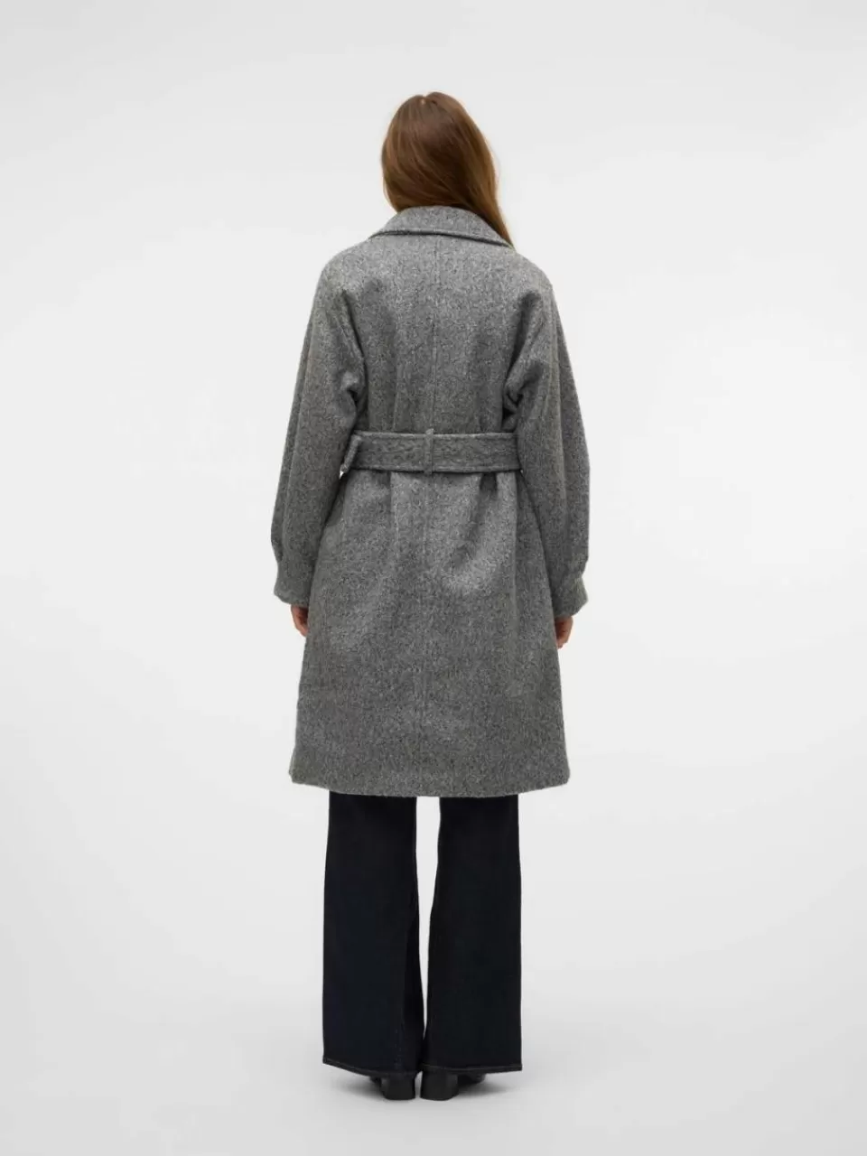 New VERO MODA VMANNYROSA Frakk Medium Grey Melange