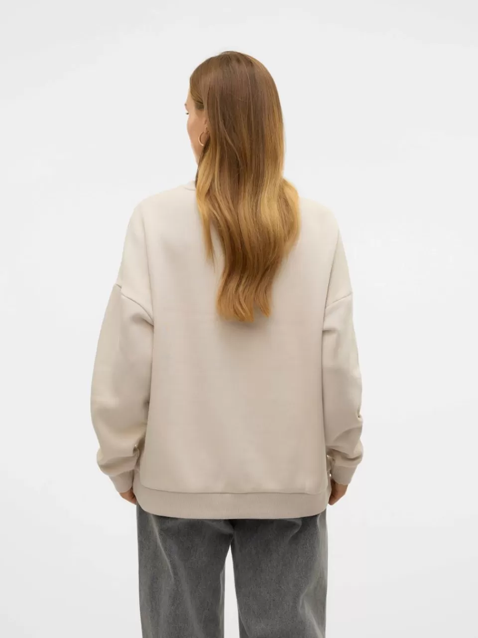 Sale VERO MODA VMANTRY Sweatshirt Pumice Stone