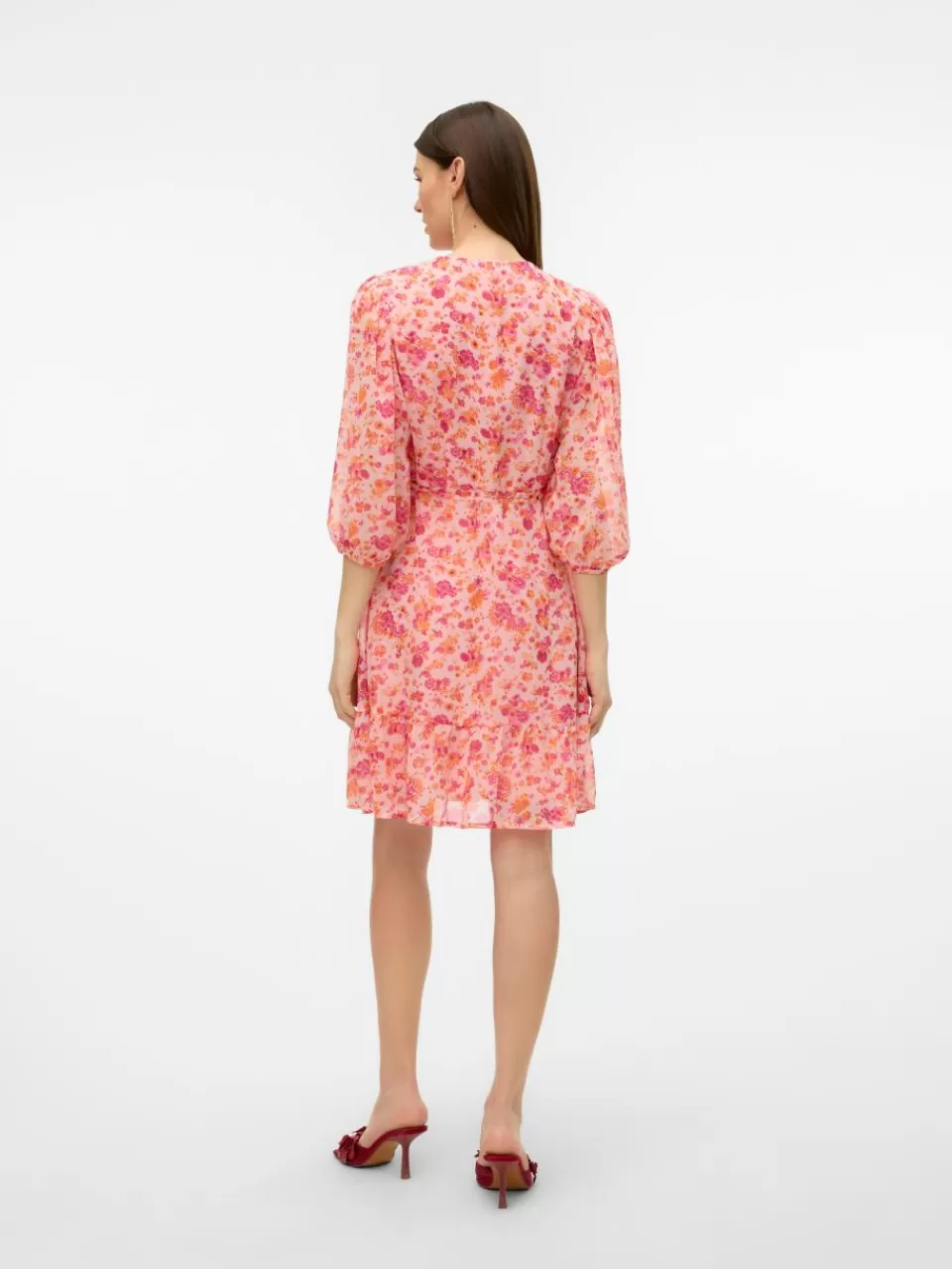 Best Sale VERO MODA VMAUDORA Kort kjole Barely Pink