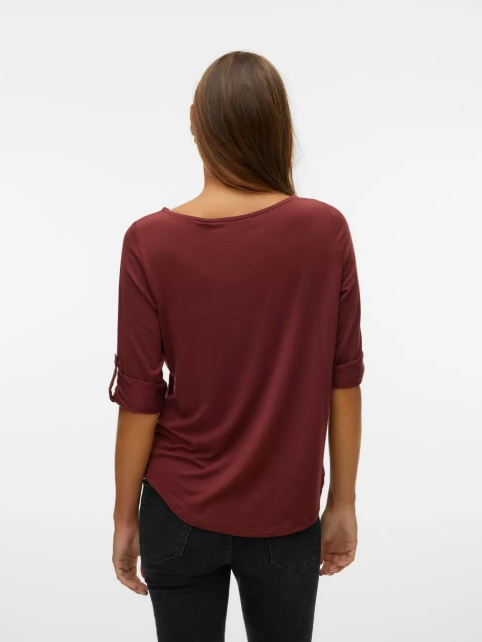 New VERO MODA VMAVA Topp Madder Brown