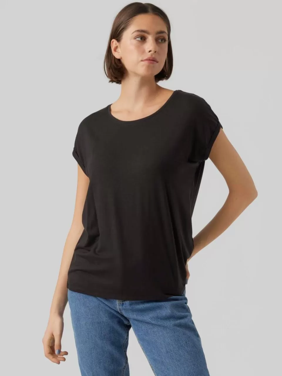 Sale VERO MODA VMAVA T-skjorte Black