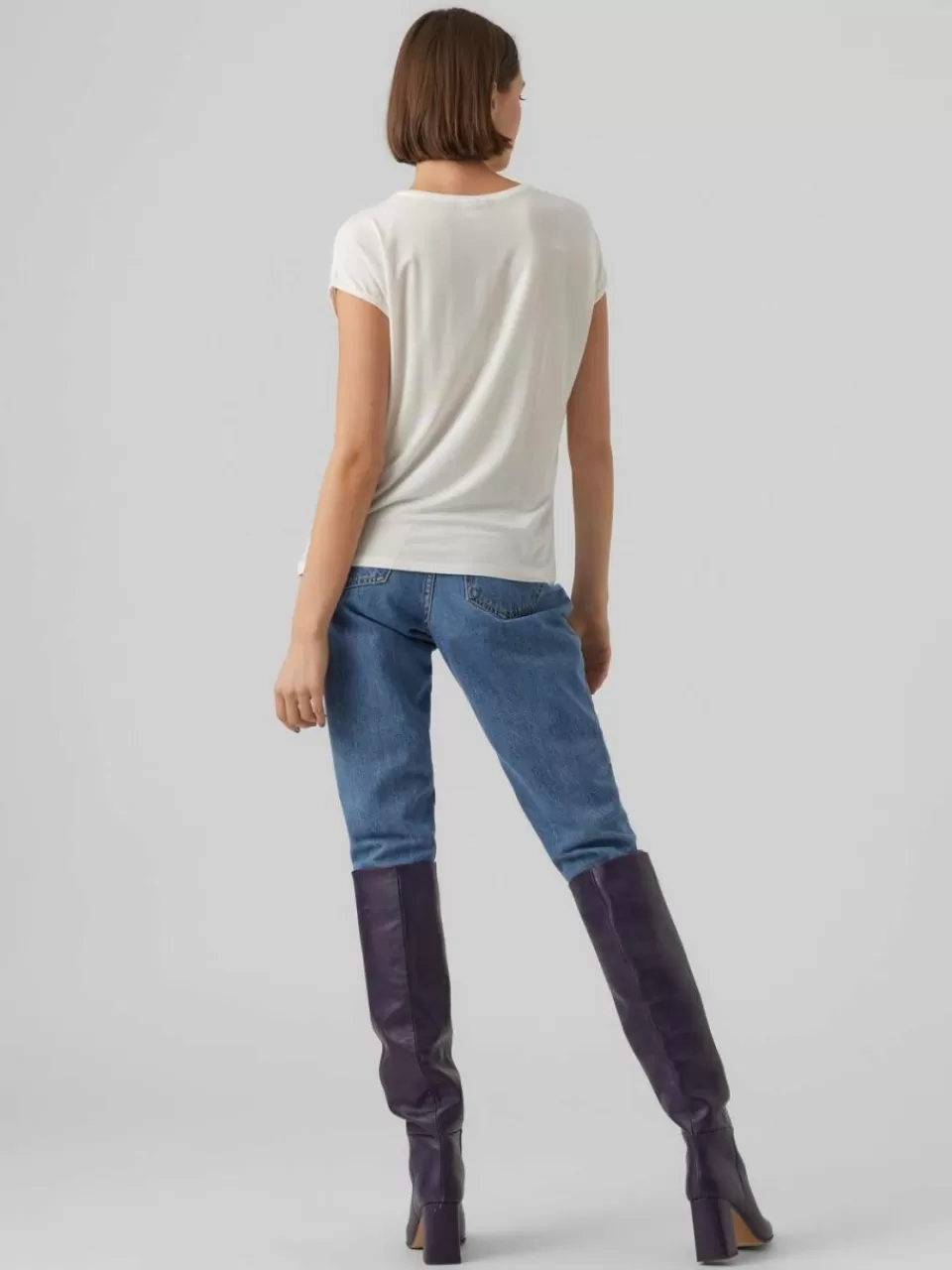 Best Sale VERO MODA VMAVA T-skjorte Snow White