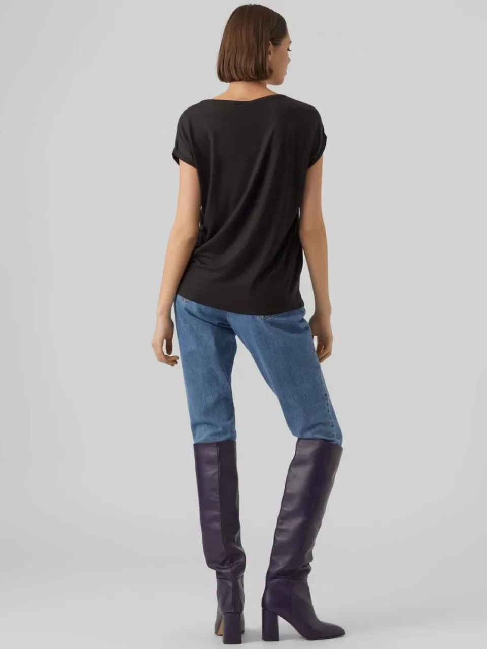 Sale VERO MODA VMAVA T-skjorte Black