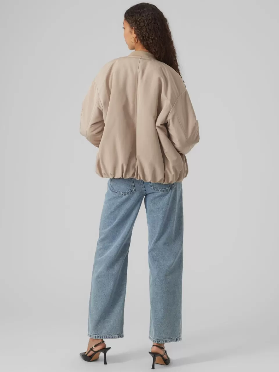 Outlet VERO MODA VMBARCELONA Jakke Silver Mink